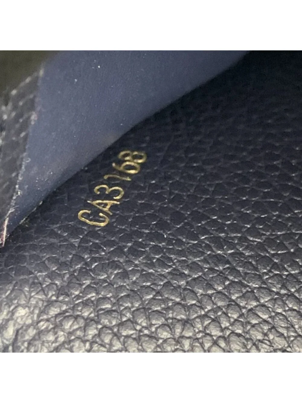 Louis Vuitton Monogram Empreinte Portefeuille Sarah Bifold Wallet Navy